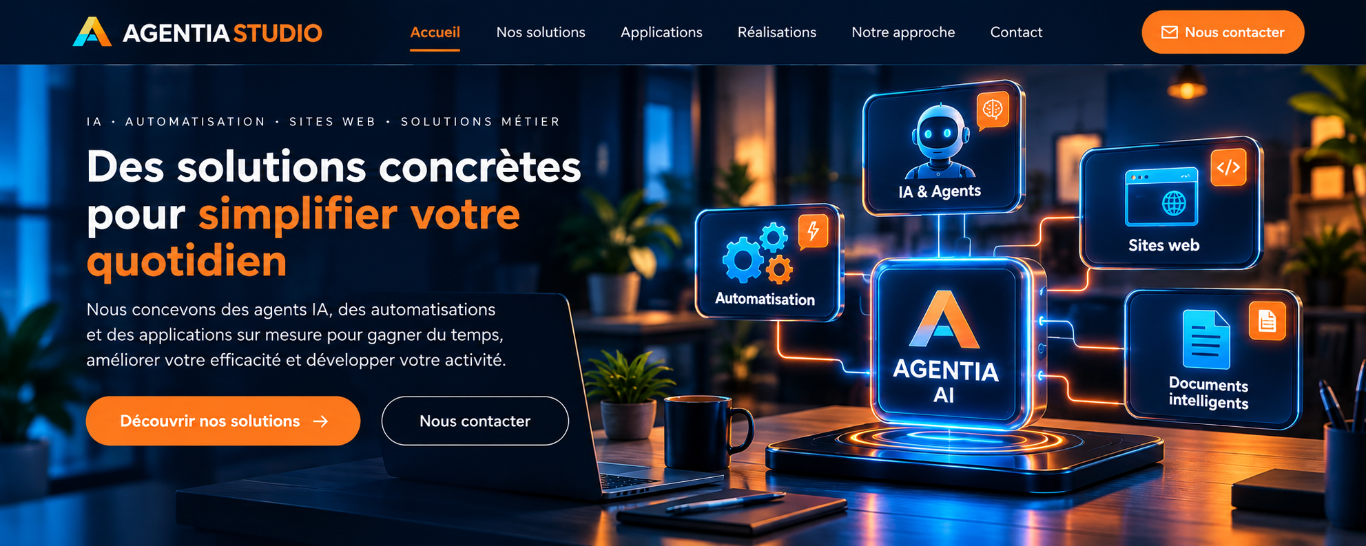 Agentia Studio - intelligence artificielle et automatisation